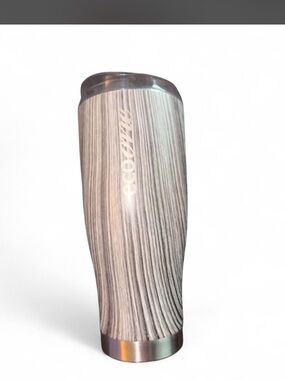 Eco one Gray Woodgrain Insulated Travel Tumbler